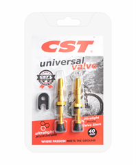 CST - Ventilky bezdušové 48 mm zlaté  2ks