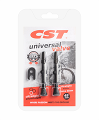 CST - Ventilky bezdušové 60 mm černé  2ks