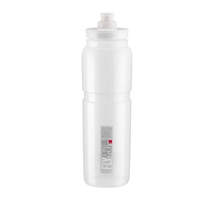 ELITE - Láhev Fly čirá, logo šedé 950ml