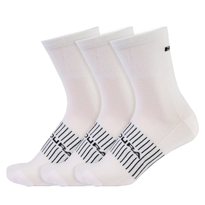 ENDURA - E1263MW Ponožky Coolmax Race white 3pack