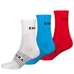 ENDURA -  E1263WH Ponožky Coolmax Race white 3pack 