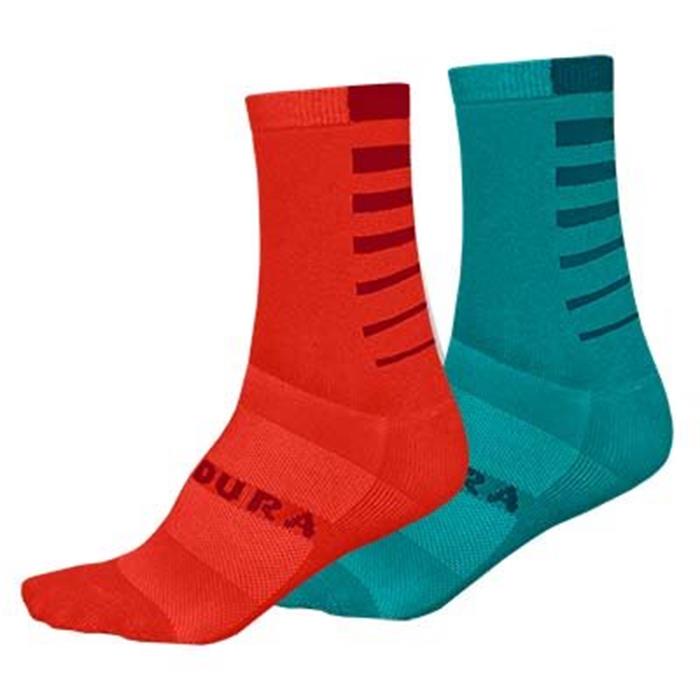 ENDURA - E1266BP Ponožky dámské Coolmax Stripe pacific blue 2pack