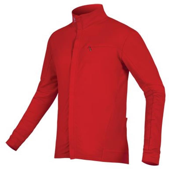 ENDURA - E3134RD dres pánský Xtract Roubaix L/S Jersey Hi-Viz red