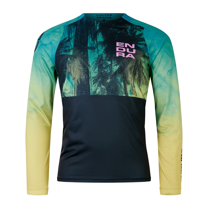 ENDURA - E5103AT dres pánský Tropical Print LTD L/S atlantic