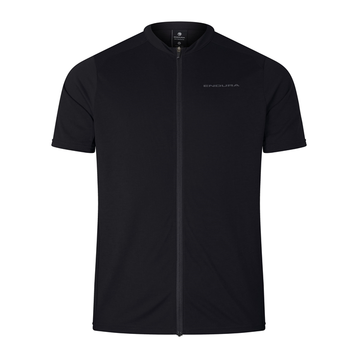 ENDURA - E5202BK dres pánský Loop S/S Zipped black
