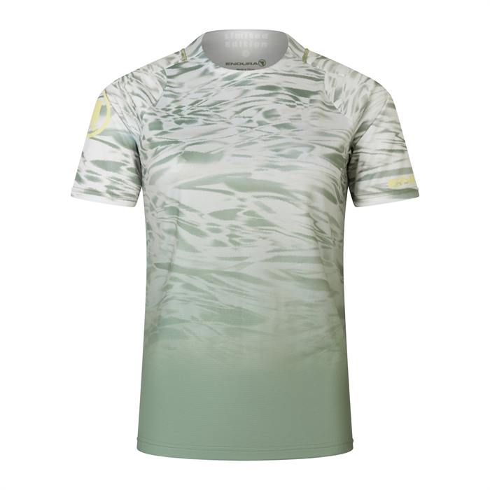 ENDURA - E6242MAG dres dámský Marble S/S Tee LTD machair green
