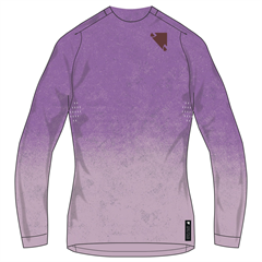 ENDURA - E6267ENP dres dámský Singletrack L/S Print Tee end purple