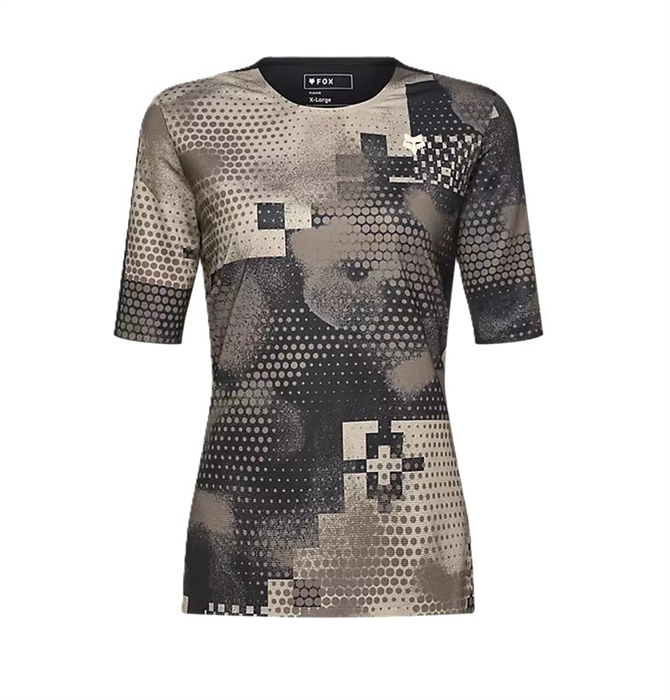 FOX - Dres dámský Flexair Ascent SS Jersey Pulse - Sand