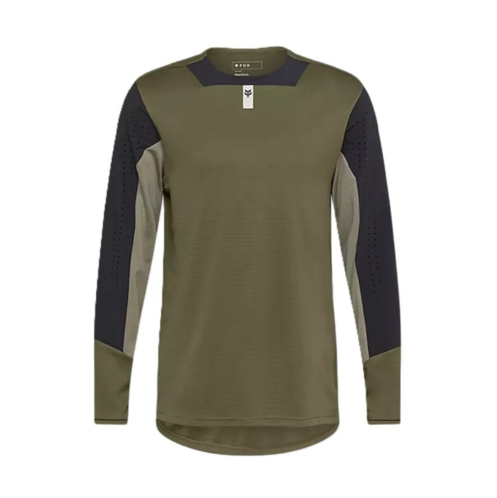FOX - Dres pánský Defend LS Jersey - Olive Green