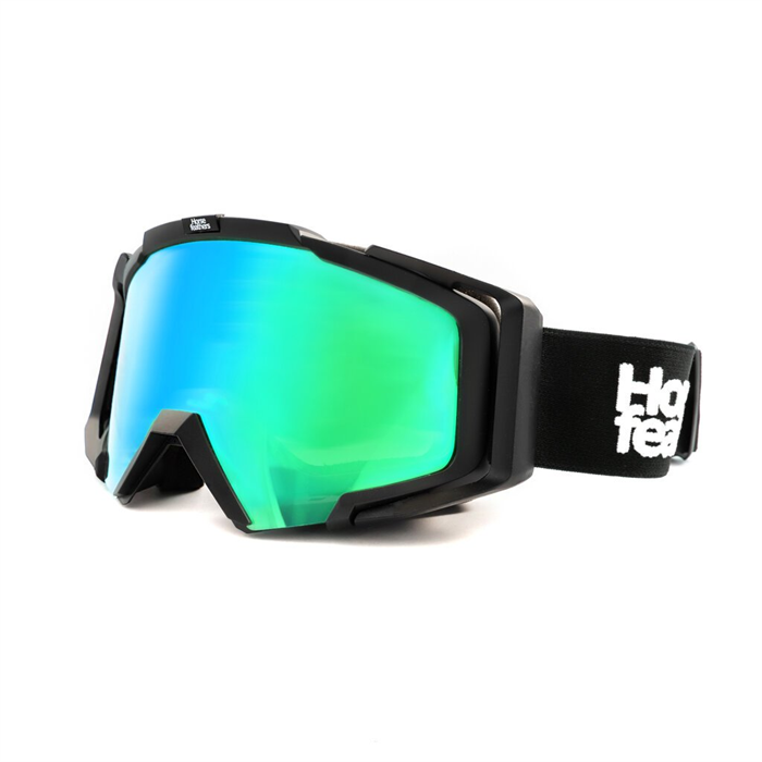 HORSEFEATHERS - AM291A brýle Patriot Bike Goggles black/mirror green