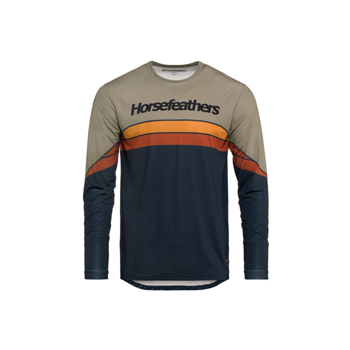 HORSEFEATHERS - TM069D dres pánský Quantum L/S indigo/taupe