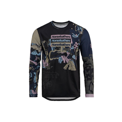 HORSEFEATHERS - TM069E dres pánský Quantum L/S doodle