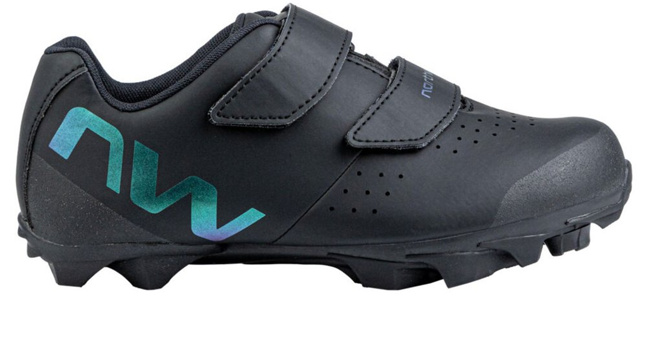 NW - Tretry Hammer Junior MTB černo-iridescent