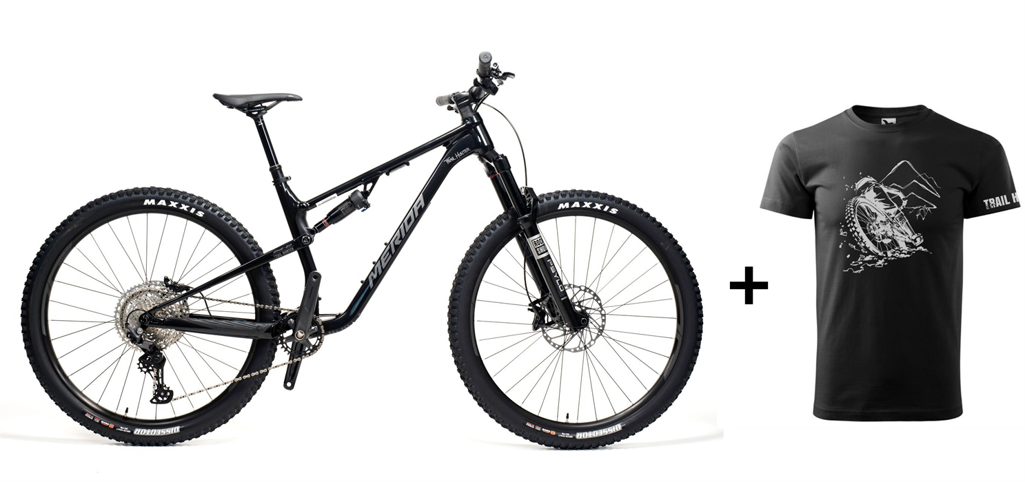 ONE-TWENTY TRAIL HUNTER EDITION-CZ Glossy Black(Silver) + triko TH zdarma