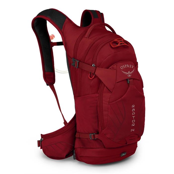 OSPREY - Batoh Raptor Wildfire red 14L