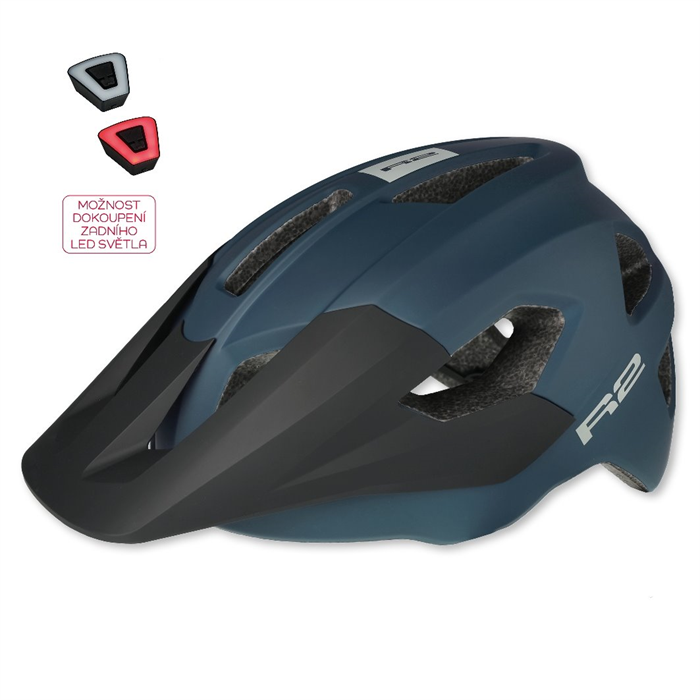 R2 - Přilba ATH42D VORTEKS tmavě modrá/matná